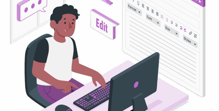 Editing body text-amico